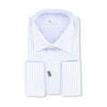 Shirt - Striped Cotton Double Cuff