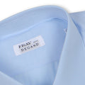 Plain Light Blue Double Cuff Shirt