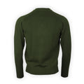 T-shirt Plain Colour Virgin Wool Long Sleeves Crew Neck