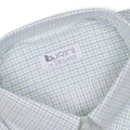 Shirt - Checkered Silk Double Cuff