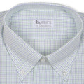 Shirt - Checkered Silk Double Cuff
