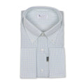 Shirt - Checkered Silk Double Cuff