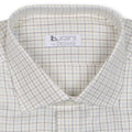 Shirt - Checkered Silk Double Cuff