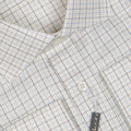 Shirt - Checkered Silk Double Cuff