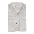 Shirt - Checkered Silk Double Cuff