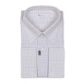 Shirt - Checkered Silk Double Cuff