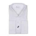 Shirt - Checkered Cotton Double Cuff