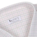 Shirt - Checkered Cotton Double Cuff