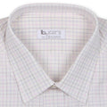 Shirt - Checkered Cotton Double Cuff