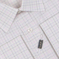 Shirt - Checkered Cotton Double Cuff