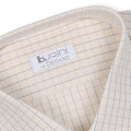 Shirt - Checkered Cotton Double Cuff