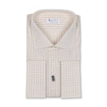 Shirt - Checkered Cotton Double Cuff
