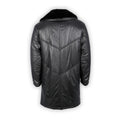 Jacket 3/4 LAND Plain Colour Leather Fur Collar