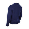 T-shirt Plain Colour Virgin Wool Long Sleeves Crew Neck