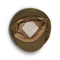 Khaki Checked Woolen Cap