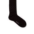 Dots Brown and Blue Long Socks