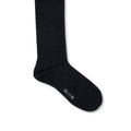 Dots Navy and Burgundy Long Socks