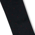 Dots Navy and Burgundy Long Socks