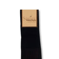 Plain Navy and Burgundy Plated Long Socks