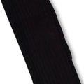 Plain Navy and Burgundy Plated Long Socks