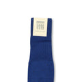 Dots Blue and Rust Scotland Thread Long Socks