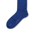 Dots Blue and Rust Scotland Thread Long Socks