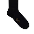 Dots Navy and Ruby Scotland Thread Long Socks