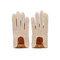 Gloves - Cork Peccary & Cotton Crochet