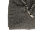 Cardigan - Grey Cashmere Zipped