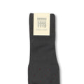 Dots Dark Grey and Ruby Scotland Thread Long Socks