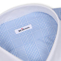 Shirt - Checkered Cotton Double Cuff