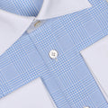 Shirt - Checkered Cotton Double Cuff