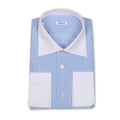 Shirt - Checkered Cotton Double Cuff