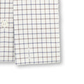 Shirt Tricolour Checked Patterns Double Cuff Button Down Collar