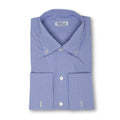Shirt - CANNES Striped Sea Island Cotton Double Cuff