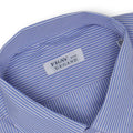 Shirt - CANNES Striped Sea Island Cotton Double Cuff
