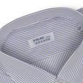 Shirt - CANNES Striped Sea Island Cotton Double Cuff