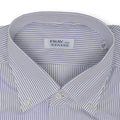 Shirt - CANNES Striped Sea Island Cotton Double Cuff