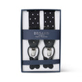 Suspenders - Dotted Cotton & Leather Loops