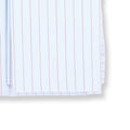 Striped Light Blue and Red Double Cuff Shirt
