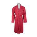 Dressing Gown Herringbone With White Edges Cotton