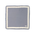 Royal Blue Houndstooth Silk Pocket Square