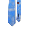 Sevenfold Fantasy Pattern Light Blue Silk Tie - 8 cm width