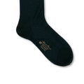 Dots Navy and Sky Blue Scotland Thread Long Socks