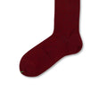 Dots Burgundy and Blue Scotland Thread Long Socks