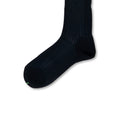 Plain Navy and Blue Plated Scotland Thread Long Socks