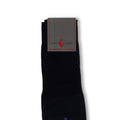 Plain Navy and Blue/Red Clocked Scotland Thread Long Socks