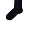 Plain Navy and Blue/Red Clocked Scotland Thread Long Socks