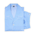 Pajamas Plain Colour With Piping Shirt Long Sleeves Buttoned + Pants Silk