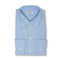 Shirt - CANNES Striped Cotton & Linen Double Cuff